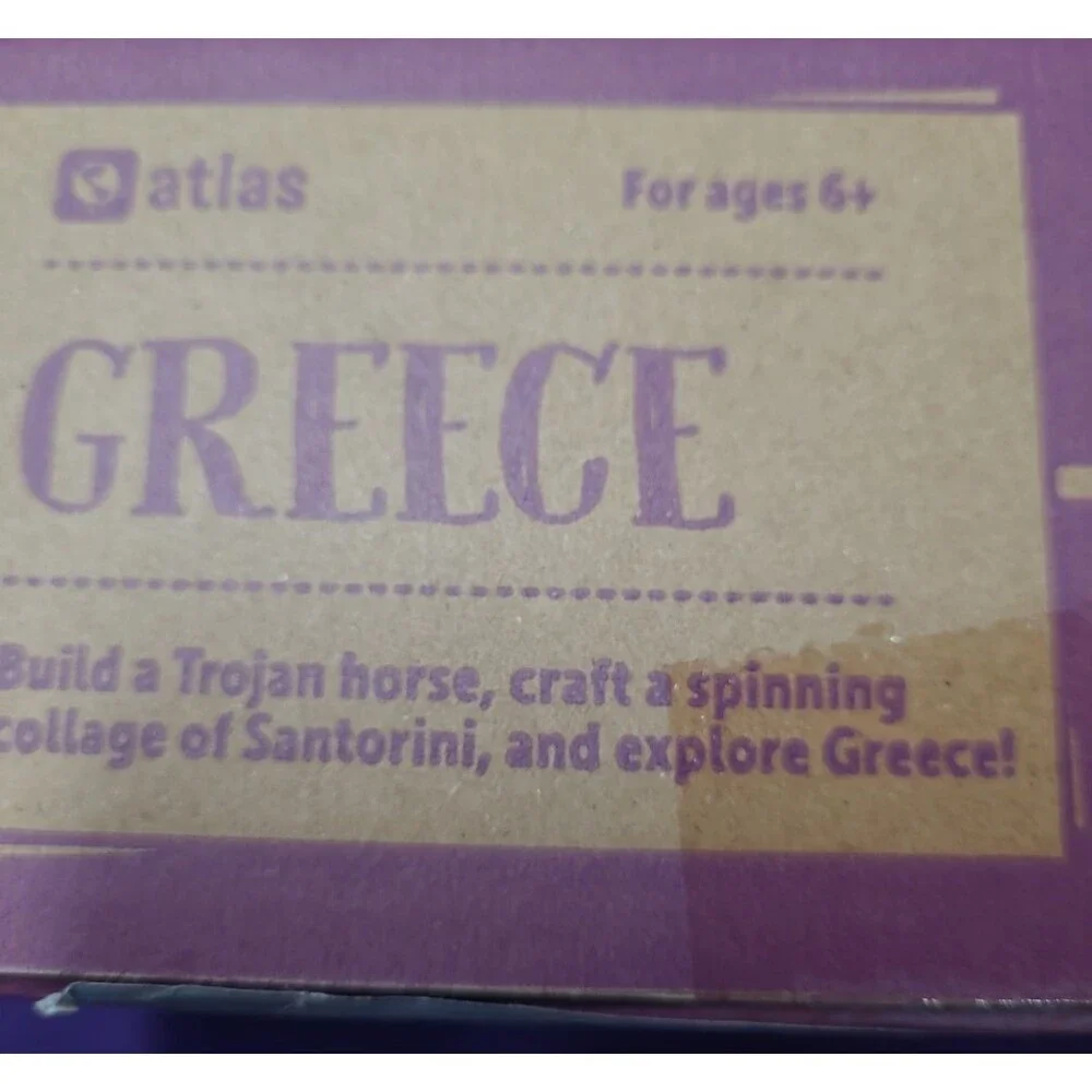 Kiwi Co Atlas Crate Greece 6+ Brand New Sealed Stem Kids Learning Toy Ages 6